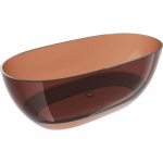 Vann, teisaldatav Mexen Pure, 170 cm x 80 cm x 58 cm, ovaalne, cherry transparent v.