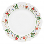 Taldrik prae Ambition Rosalia, &Oslash; 28 cm, valge v./mitmev&auml;rviline