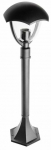 Vabalt seisev v&auml;lisvalgusti GTV Grande P, 60W, E27, IP54, must v., 20 cm x 100 cm