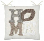 Istmepadi Stof Home, valge v./pruunikas v., 38 cm x 38 cm