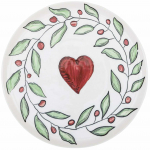 Taldrik serveerimine Hermia LUV0005, &Oslash; 30 cm, valge v./punane v./roheline v.
