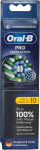 Elektrilise hambaharja otsik Oral-B Pro Cross Action, must v., 10 tk