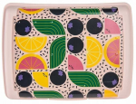 Konteiner toidu jaoks Keeeper Carla Fruits, 1 l, 17 cm x 13 cm, roosa v.