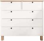 Kummut Kalune Design Nord ND3-SW, tamm v./valge v., 85.2 cm x 90 cm x 40 cm