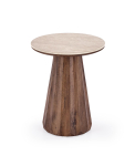 Kohvilaud Diavola S, p&auml;hklipuu v./travertine v., 40 cm x 40 cm x 57 cm