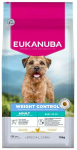 Kuiv koeratoit Eukanuba Weight Control Chicken Small & Medium, kanaliha/mais, 15 kg