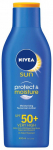 P&auml;ikesekaitselosjoon Nivea Sun Protect & Moisture SPF50, 400 ml