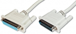 Juhe Assmann DSUB/DSUB DSUB 9-pin, DSUB 9-pin, 10 m, hele pruun v.