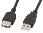 Juhe Lanberg USB-A - USB-A CA-USBE-10CC USB 2.0 A male, USB 2.0 A female, 0.7 m, must v.