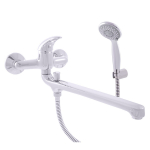 Vannisegisti koos du&scaron;ikomplektiga Domoletti Sazava Eco DSA557.5/1, kroomi v./roostevaba teras v.