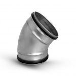 Torup&otilde;lv Alnor, pressitud, 45 &deg;, 160 mm