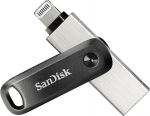USB m&auml;lupulk SanDisk iXpand Go, roosa v./hall v., 256 GB