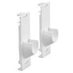 Ristlati hoidja 222310, 3.9 cm x 3.7 cm, valge v., 2 tk