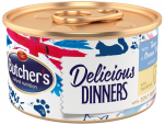 Kassi m&auml;rgtoit Butchers Delicious Dinners, kalaliha, 0.085 kg