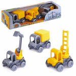 Ehituss&otilde;idukid Tigres Kid Cars Construction 39270, kollane v.