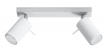 Valgusti kohtvalgusti Sollux Ring 2, GU10, 2 x 40 W, valge v.