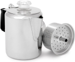 Kohvikann GSI Outdoors Glacier 3 Cup, roostevaba teras, 10.2 cm, 0.4 l, roostevaba teras v.