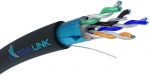 V&otilde;rgukaabel Extralink CAT5E FTP (F/UTP) Outdoor with gel | Twisted pair, 305 m, must v.