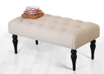 Esiku pink Hanah Home Missus, kreemjasvalge, 48 cm x 92 cm x 43 cm