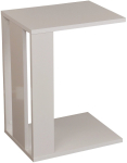 Kohvilaud Kalune Design Single Shiny, valge v., 35 cm x 45 cm x 61 cm