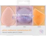 N&auml;opesuk&auml;sn Real Techniques Glow Radiance Complexion Kit, 3 tk
