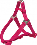 Koerte traksid Trixie Premium One Touch, fuksia (magenta), 650 - 800 mm x 25 mm, L