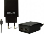 Telefoni laadija Beline Travel Charger, 2 x USB 2.0, must v.