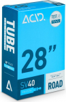 Jalgrattarehvi sisekumm ACID Road TUBE213, kumm, must v., 28"