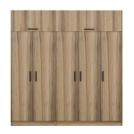 Riidekapp Kalune Design Kale 7519, pruun v., 52 cm x 225 cm x 235 cm