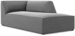 Diivan Micadoni Home Ruby Velvet Chaise Longue, hele pruun v., parem, 181 x 93 cm x 69 cm