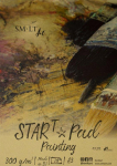 Joonistuspaber Smiltainis Start Pad, A3, 300 g/m&sup2;, valge, 42 cm x 29.7 cm