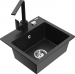 K&ouml;&ouml;givalamu Mexen Milo 6505-73-670300-70, graniit, 43.5 cm x 41 cm x 17.1 cm, h&otilde;be/must/kroom