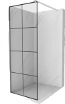 Du&scaron;isein Mexen Kioto Walk-In, 70 cm x 200 cm, must/kroom