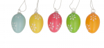 Dekoratsioon Egg 703490, mitmev&auml;rviline, 9 tk