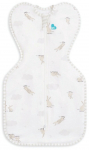 &Otilde;huke magamiskott beebile Love To Dream Swaddle UP 1.0 Tog, valge v./beež v., 62 cm