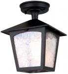 &Otilde;ue laevalgusti Elstead Lighting York, 100W, E27, IP20, must v., 18.5 cm x 24.5 cm