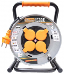 Pikendusjuhe trumlil Richmann, 3 x 1,5 mm&sup2;, 50 m, IP44, 4 pesa