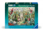 Pusle Ravensburger Secret Garden, 50 cm x 70 cm, 1000 tk, mitmev&auml;rviline