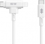 Juhe Targus HyperJuice, Lightning/USB Type-C, valge v., 60 W