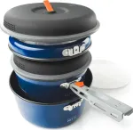 Matkan&otilde;ude komplekt GSI Outdoors Bugaboo, keraamiline/nailon/silikoon, 23 cm, 5 l, must v./sinine v.