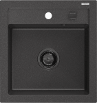 K&ouml;&ouml;givalamu Mexen Vito, vaik/graniit, 49 cm x 52 cm x 21 cm, must/hall/grafiit