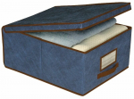 Hoiukast, esemete hoidmiseks Ordinett, sinine v., 48 x 36 x 19 cm
