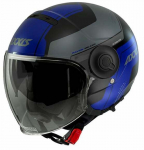 Mootorratta kiiver Axxis Raven SV MILANO B7, S (55-56 cm), sinine/must/hall