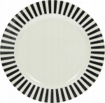 Taldrik prae Boltze Soho, &Oslash; 20 cm, valge v./must v.