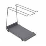 N&otilde;udekuivatusrest Metaltex For Glass, 27 cm x 17 cm x 27 cm, metall, hall v.