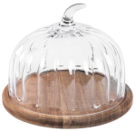 Serveerimisalus Homla Pumpkin, 19 cm x 24 cm, 19 cm, L&auml;bipaistev v./Pruun v.