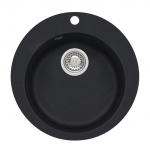 K&ouml;&ouml;givalamu Alveus Victoria 3321091, graniit, 50.5 cm x 50.5 cm x 20.6 cm, must v./hall v.