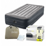 T&auml;ispuhutav madrats pumbaga Intex Dura-Beam Deluxe, sinine v./hall v., 191 cm x 99 cm x 42 cm