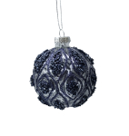 J&otilde;ulupuu ehe Christmas Touch EBE440728, sinine v./h&otilde;be v., 8 cm, klaas