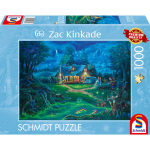 Pusle Schmidt Zac Kinkade The Haunted House, 49.3 cm x 69.3 cm, 1000 tk, mitmev&auml;rviline